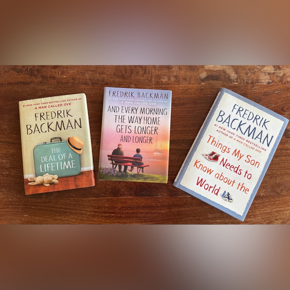 Fredrik Backman 3 Book Set